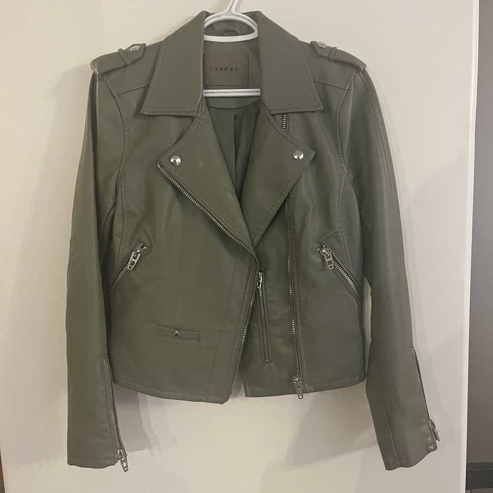 Blank NYC vegan leather jacket